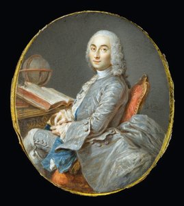 CésarFrançoisCassini de Thuryのミニチュアポートレート